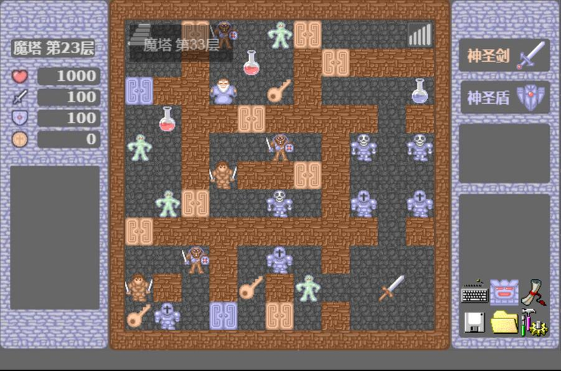 魔塔23层机关_魔塔穿墙BUG_魔塔经验怎么用