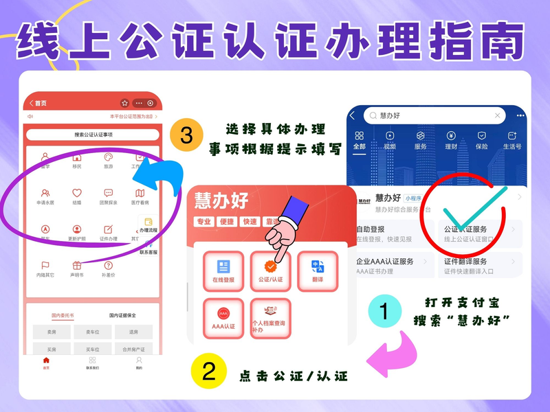 慧办好小程序办理流程_房屋过户委托公证费用_房屋交易过户费用