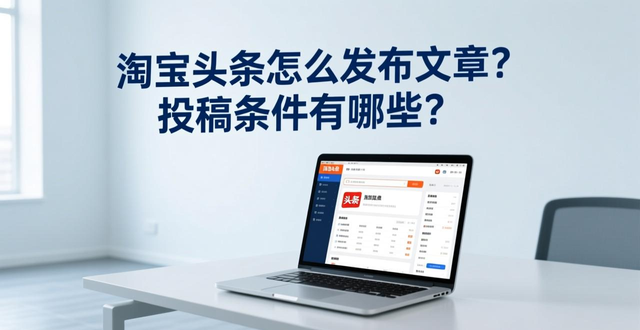 淘宝头条怎么发布