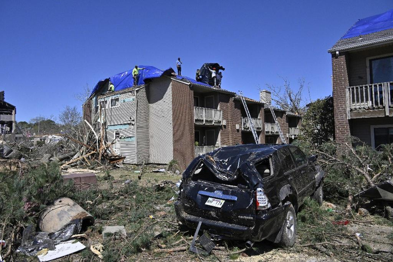 新闻报道美国龙卷风