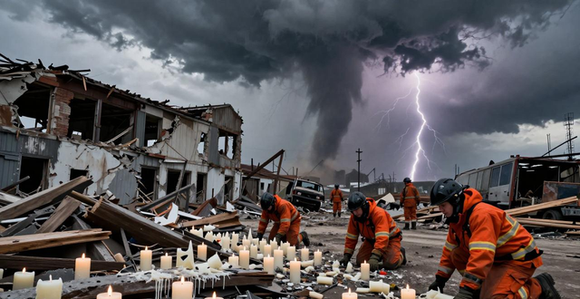 新闻报道美国龙卷风