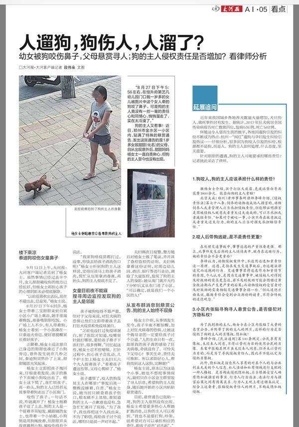 新闻：狗咬人