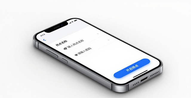 手机wlan热点共享