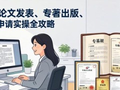 零基础也能会！评职称论文发表、专著出版、专利申请实操全攻略
