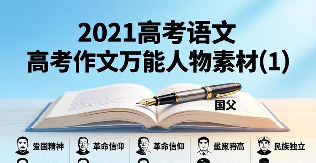 2026年高考作文热点人物素材集锦