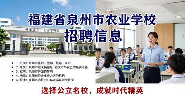 泉州农校的新闻