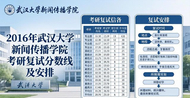 武汉大学新闻学院研究生分数线