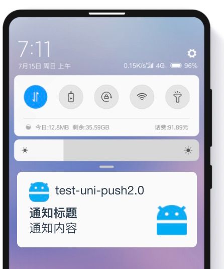 个推 透传消息