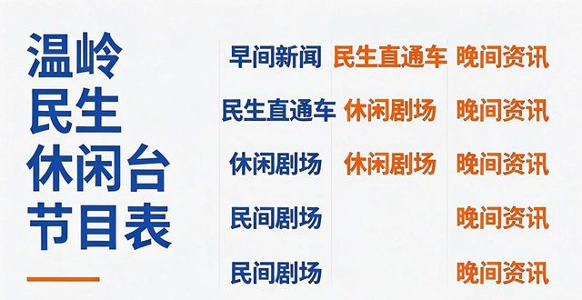 温岭综合新闻时间表