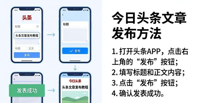 今日头条怎样发帖子