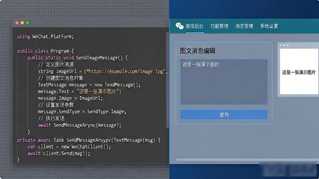 公众号助手发图文消息