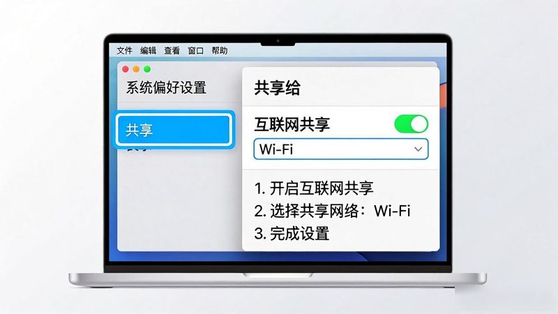 mac 分享热点