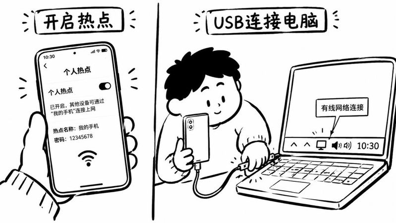 没有无线网卡的台式机如何设置wifi热点
