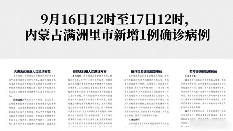 满洲里新闻综合频道
