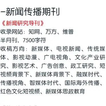 新闻研究导刊是什么级别期刊