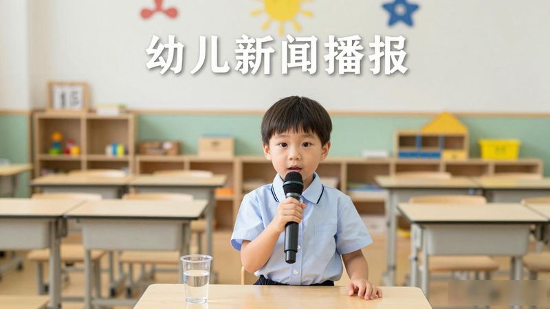 幼儿园新闻小主播内容
