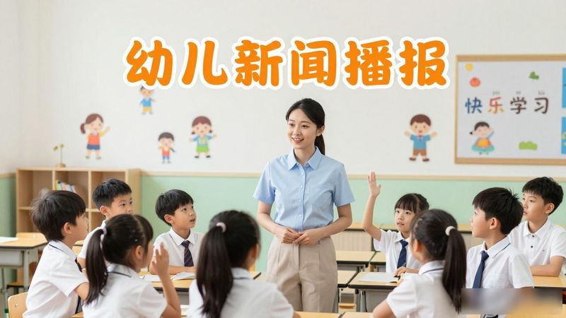 幼儿园新闻小主播内容
