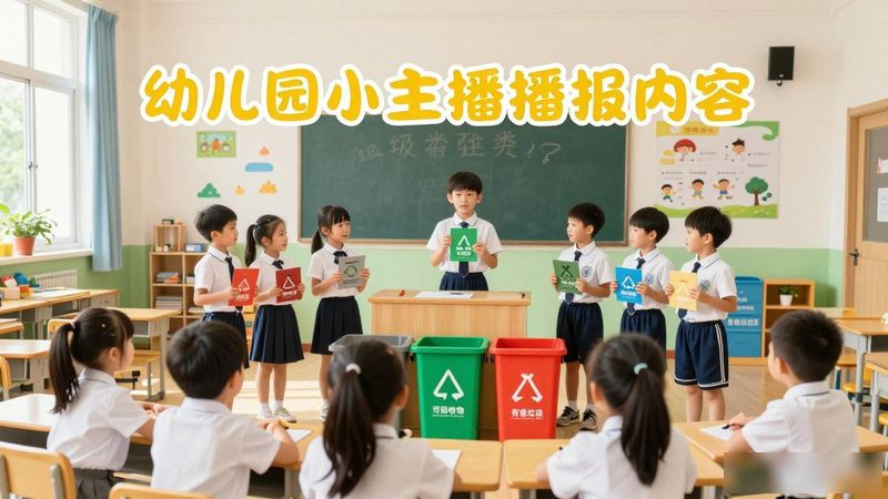 幼儿园新闻小主播内容