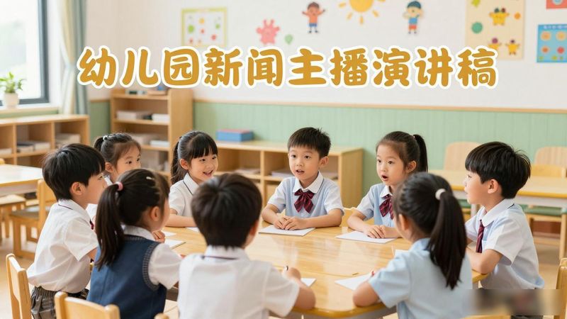 幼儿园新闻小主播内容