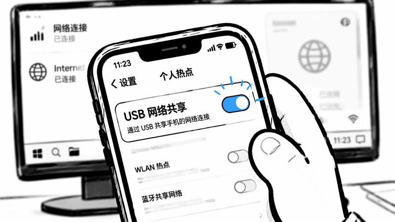 usb分享热点
