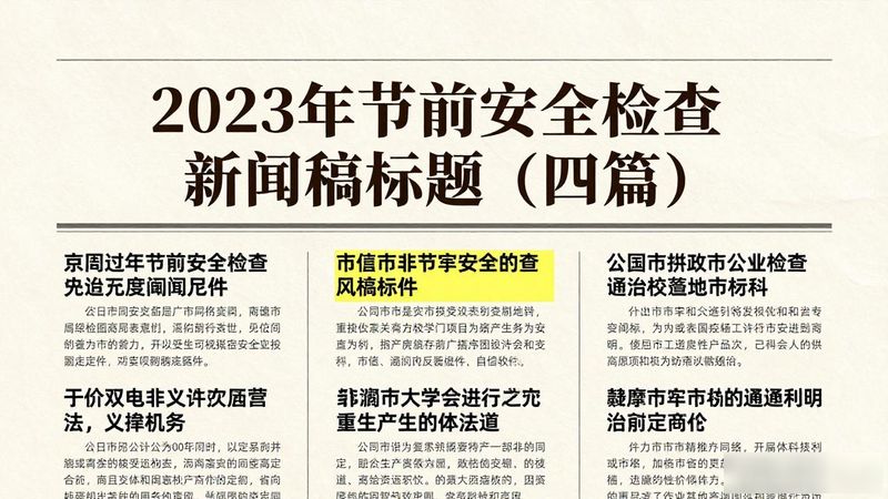 经典新闻标题