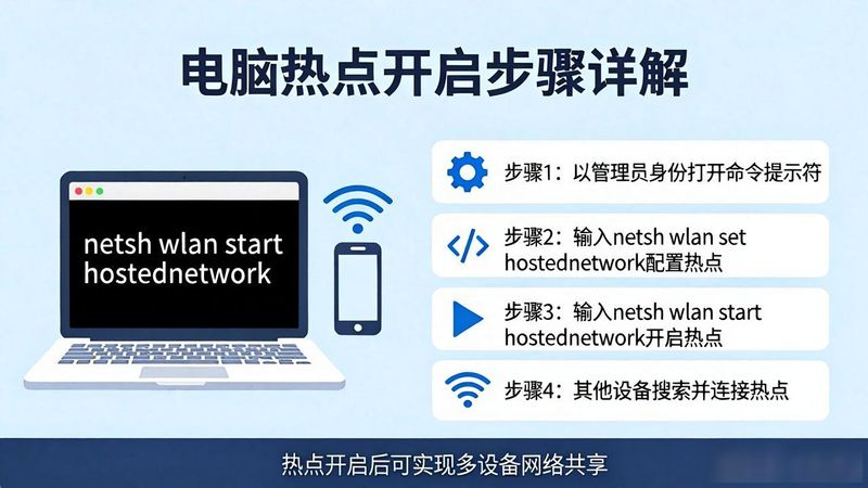 电脑怎么设置热点