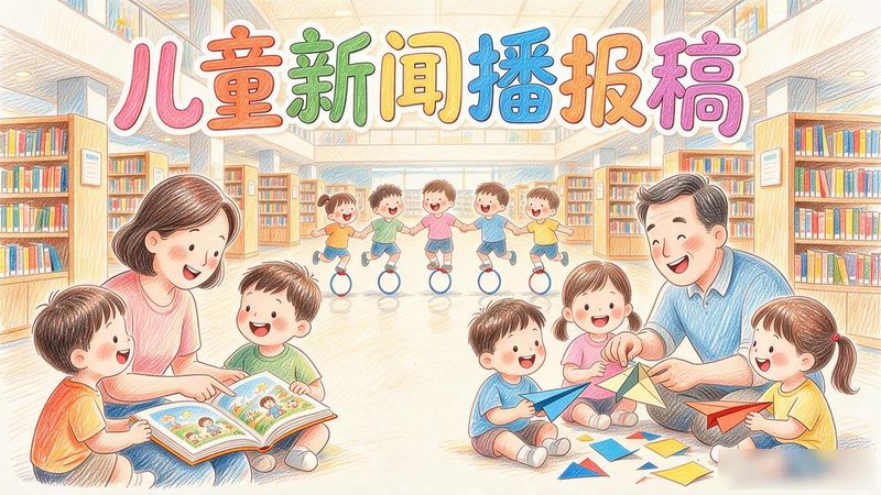 儿童新闻播报稿