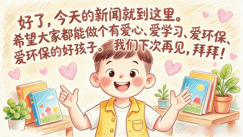 儿童新闻播报稿