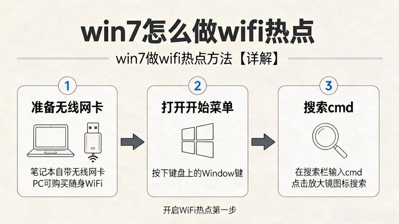 win7 wifi热点 bat
