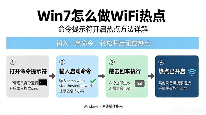 win7 wifi热点 bat