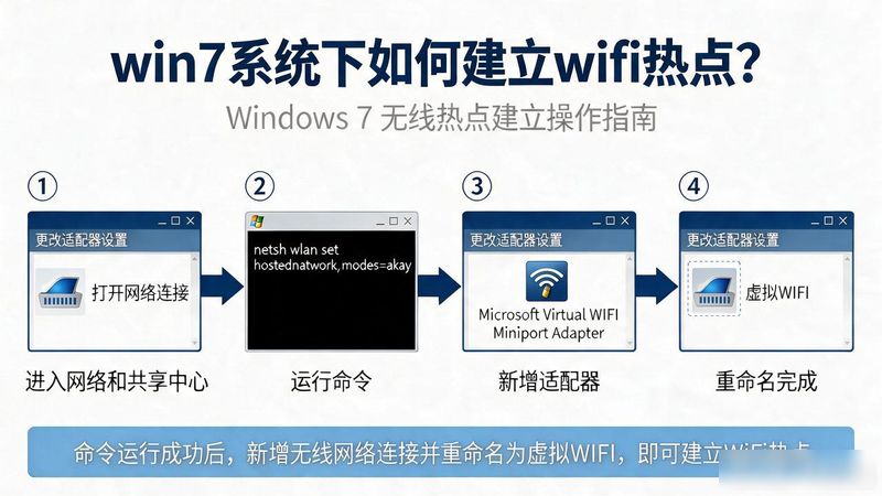 win7 wifi热点 bat