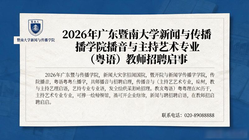 新闻专业招聘