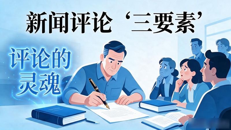 新闻评论性文章的四要素