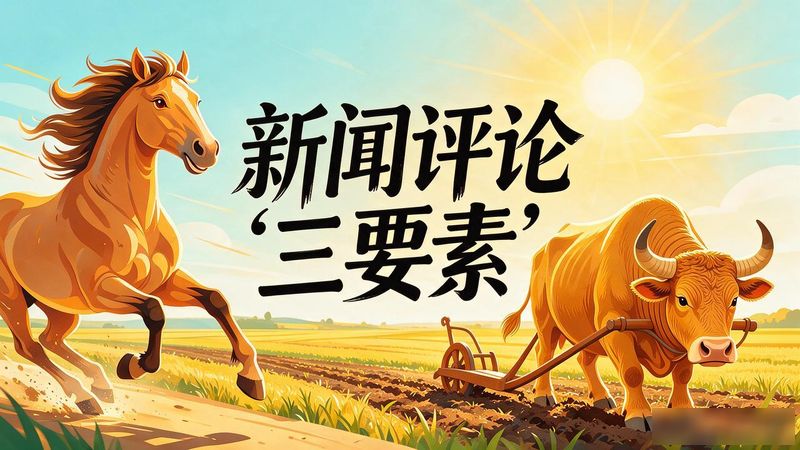 新闻评论性文章的四要素