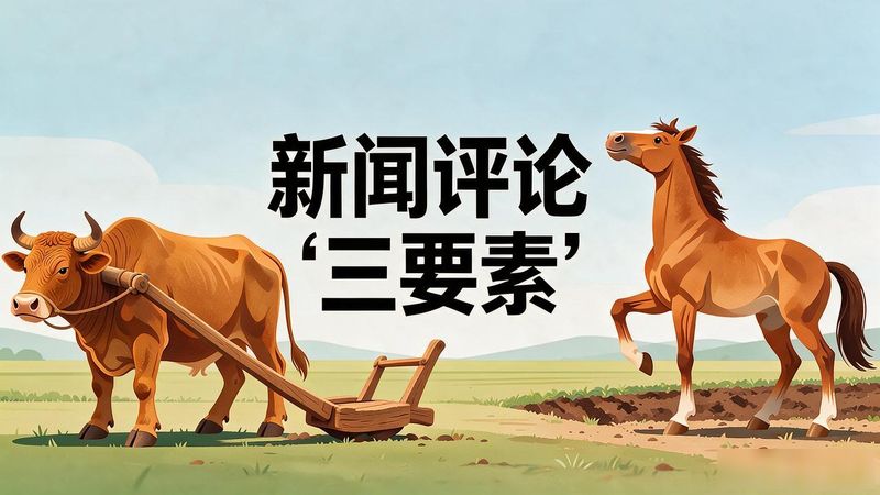 新闻评论性文章的四要素