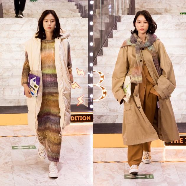 韩火火FB七周年狂欢 七年不痒(图45) 双胞胎姐妹杨蕾&杨薇演绎2018秋冬潮流趋势