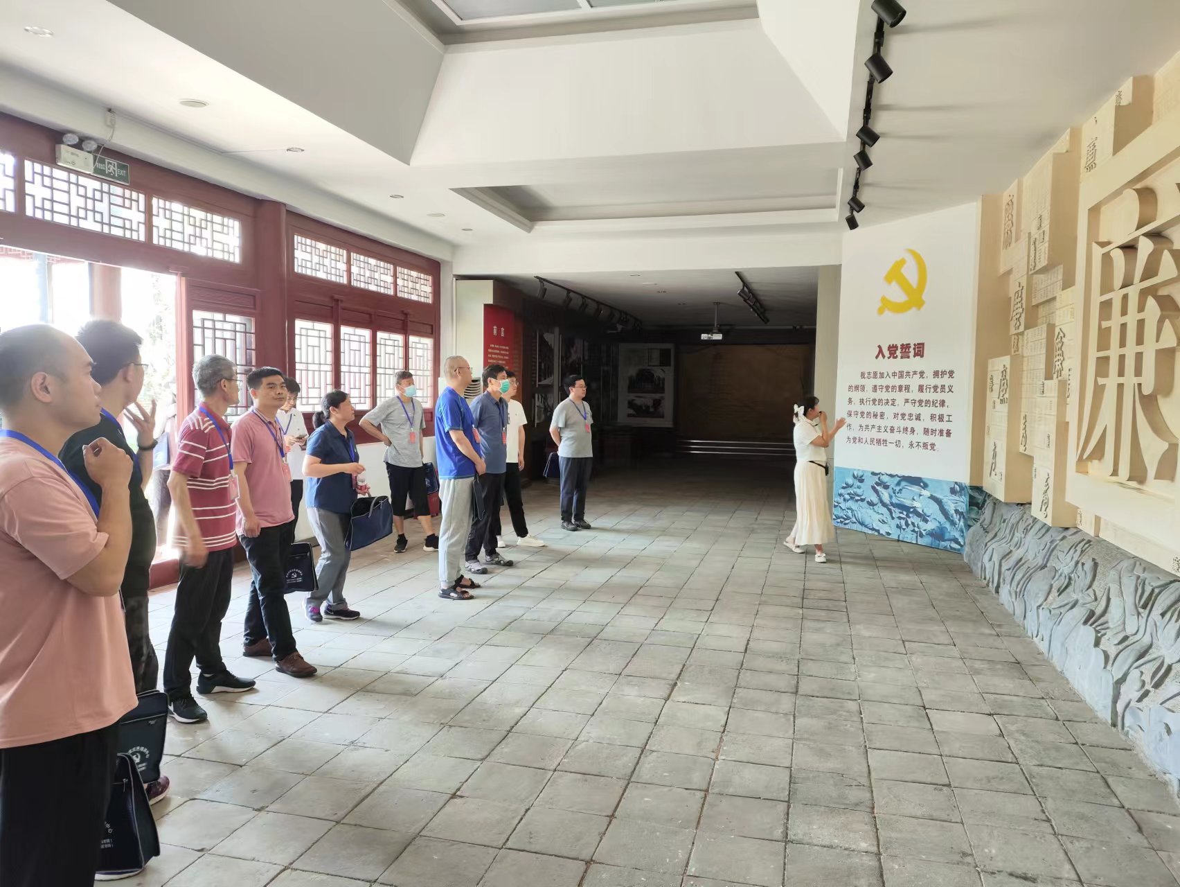 工程训练中心赴桐柏红色教育基地举办学习贯彻习近平新时代中国特色社会主义思想主题教育学习培训活动(图3) 桐柏红色教育基地心得体会_桐柏红色教育基地_参观桐柏红色基地的感悟
