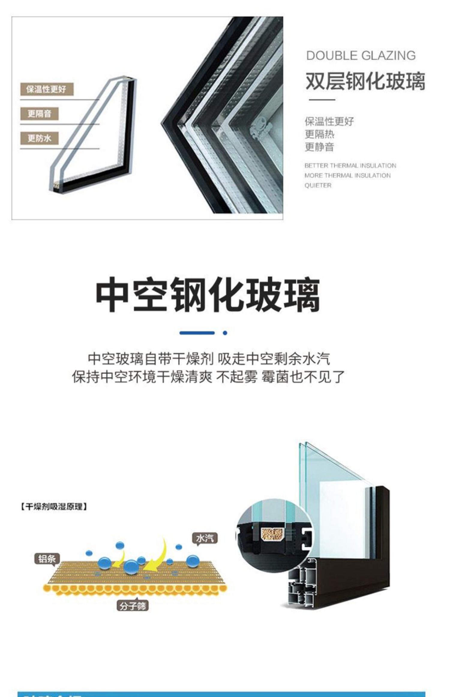 苏州吴江断桥铝系统门窗铝合金封阳台落地窗隔音玻璃定制阳光房(图14)