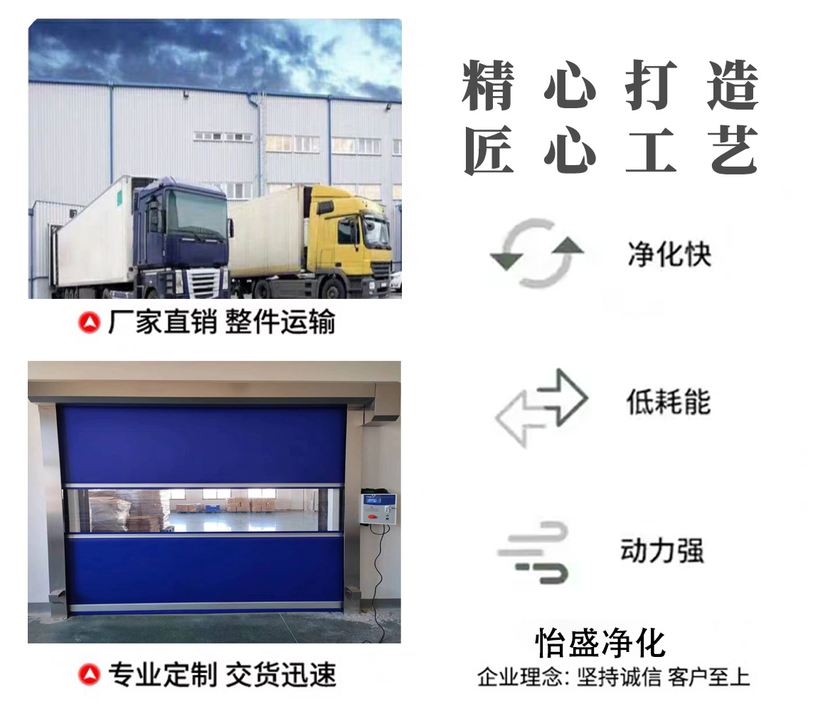 快速卷帘门pvc自动感应升降门无尘车间透明工业厂电快速门快卷门(图9)