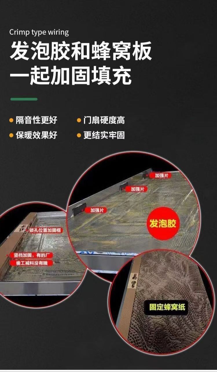 【限时特价】304不锈钢单门进户防盗门阳台门出租房门农村入户门(图4)