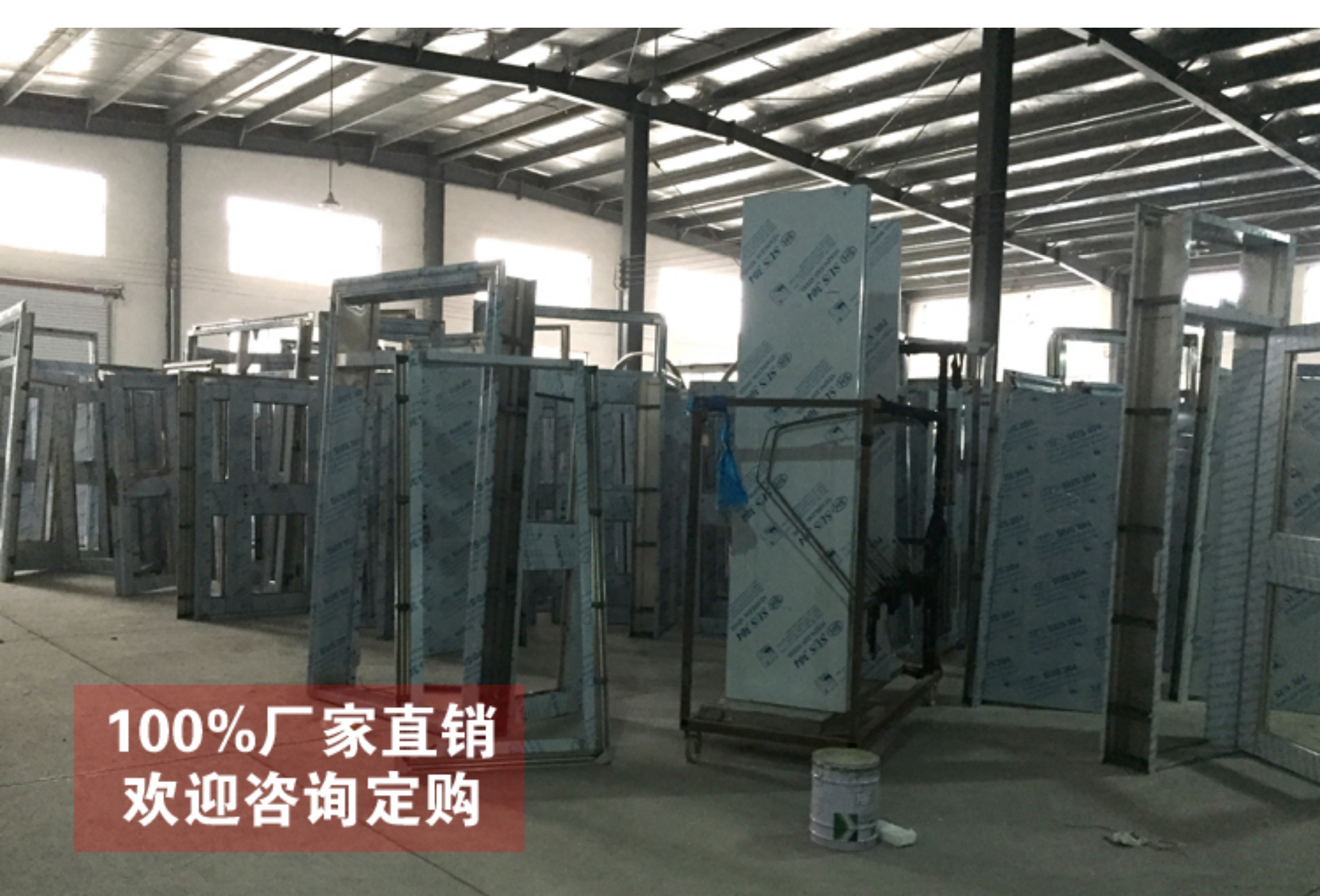 不锈钢门304不锈钢防盗门大门双开门乡村大门阳台玻璃门家用单门(图2)