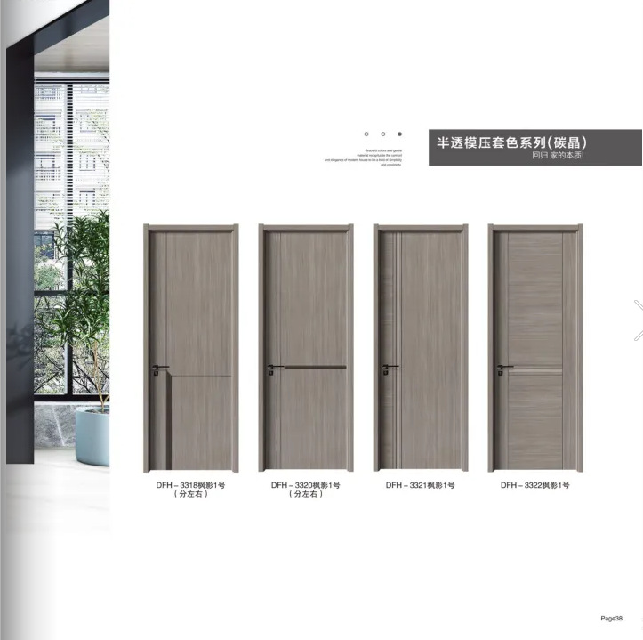 免漆门生态烤漆门钢木门室内门套装门房间门卧室门经济型(图5)