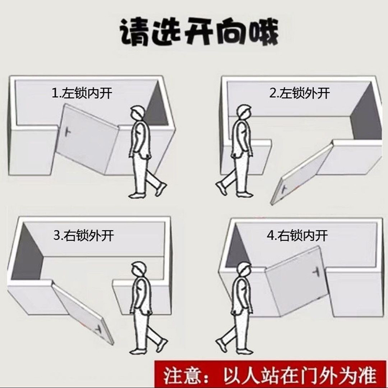 锌合金卧室门室内房间门套装门钢制隔音门烤漆门钢质门定做门定制(图13)