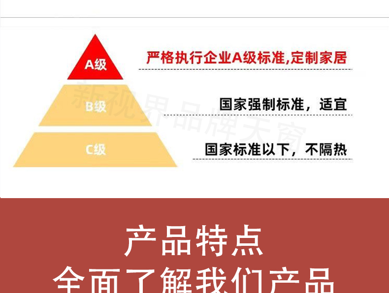 铝合金斜平屋顶面电动楼顶天窗盖定制阁楼阳光房地下采光井老虎窗(图5)