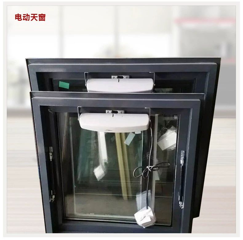 大开口手动天窗阳光房上悬屋顶老虎窗铝合金无缝焊接平移电动天窗(图29)