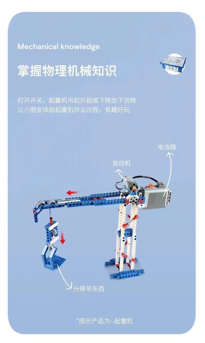 编程机器人积木9686科教积木教具套装齿轮电动益智玩具(图3)