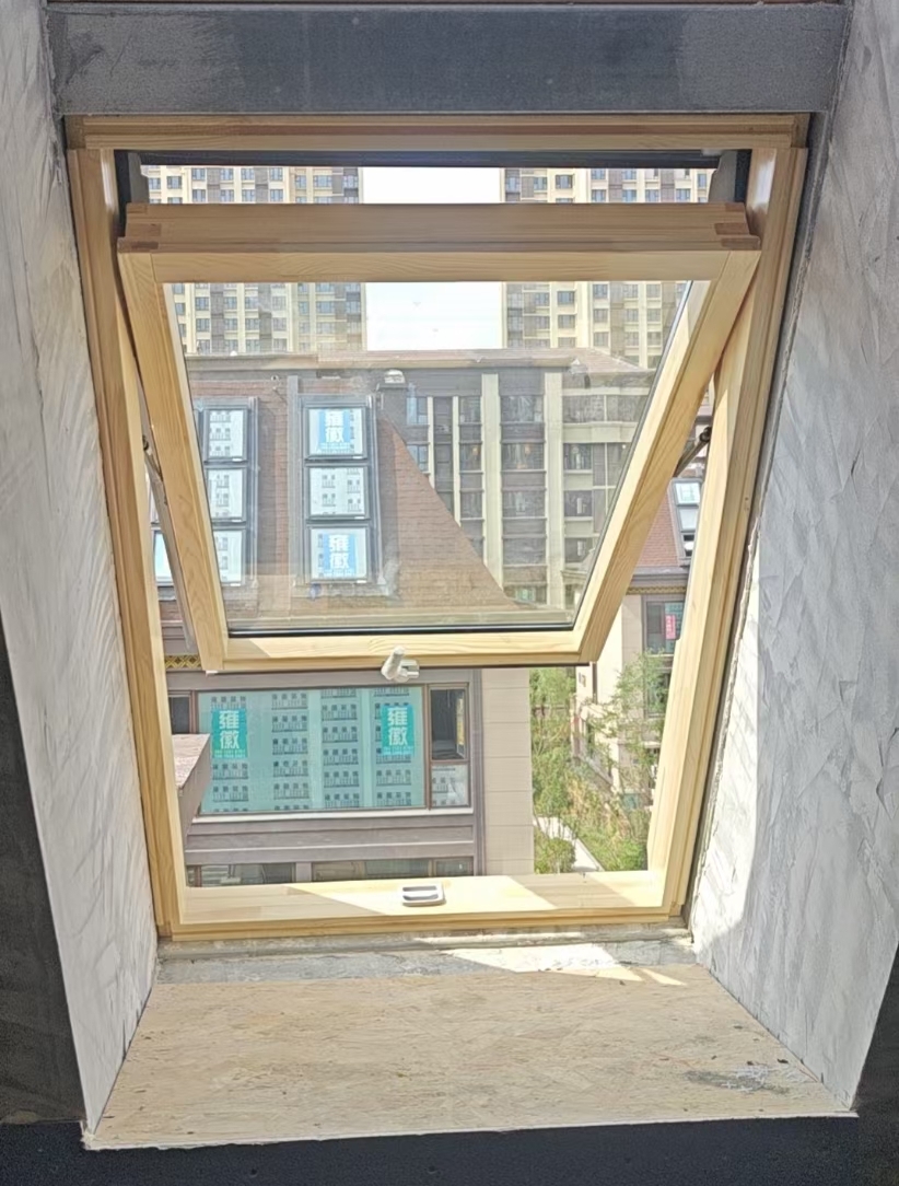 FAKRO斜屋顶进口天窗阁楼采光天窗斜屋面开天窗铝木复合电动窗(图12)