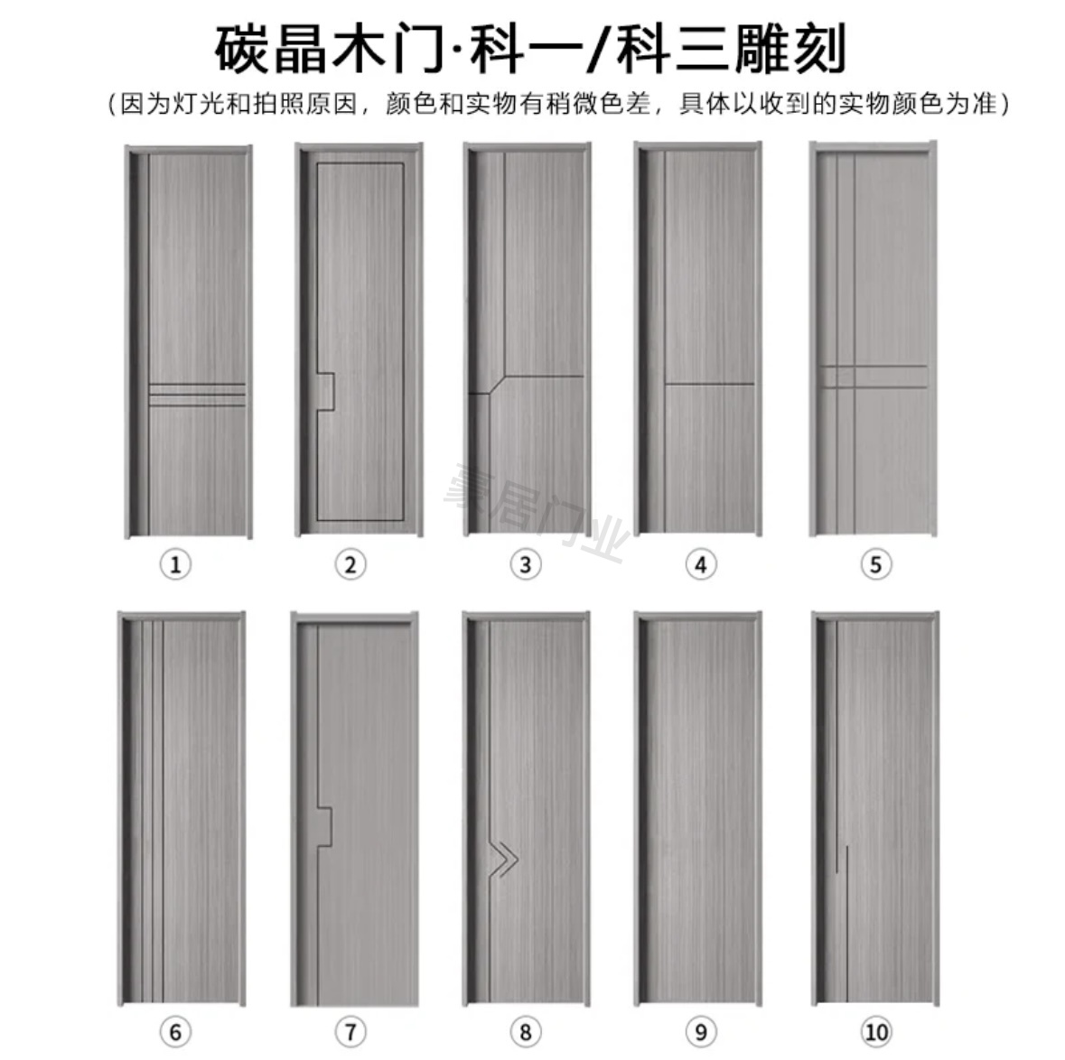 卧室门实木门室内门棋牌室观察孔碳晶门足浴门生态门套装门免漆门(图23)