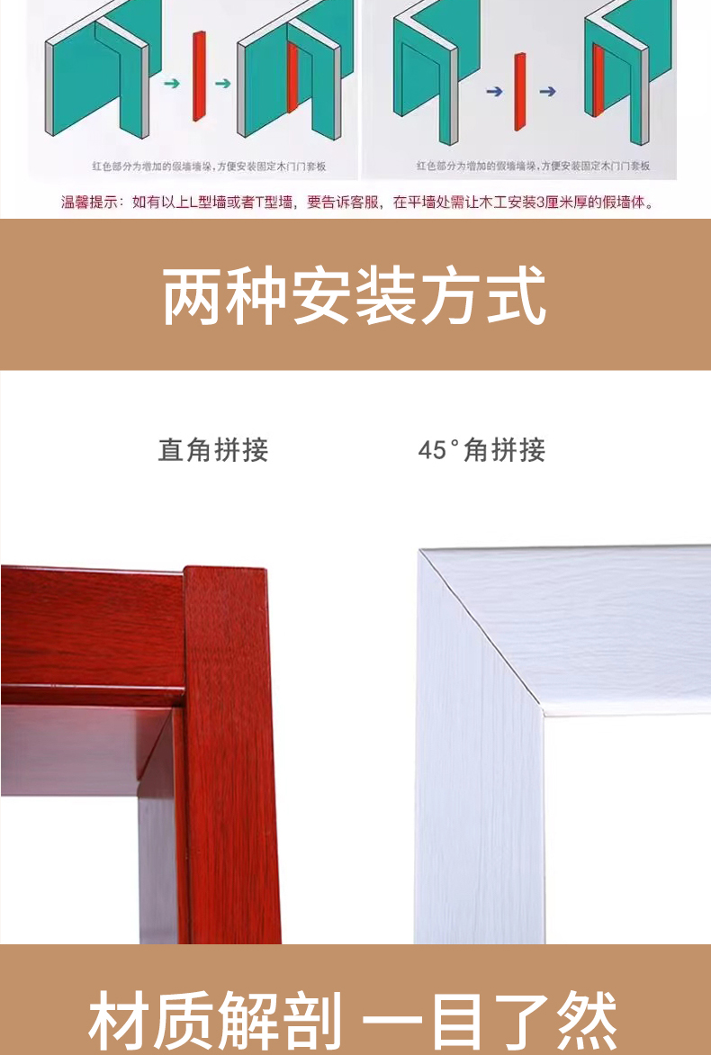 白色现货免漆生态木门卧室门室内门房间门实木复合现代风(图15)