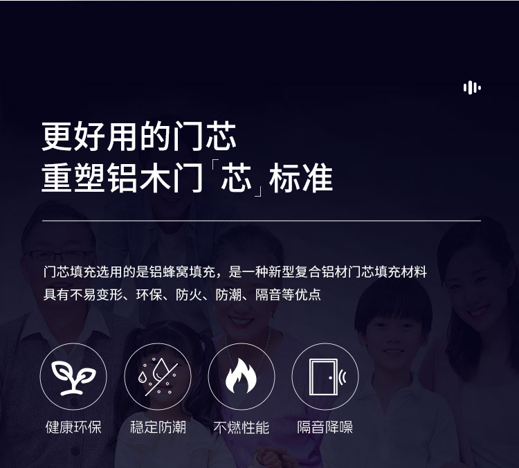 全铝门铝合金房间门木纹简约卧室门室内隔音防潮免漆门定制房门(图3)